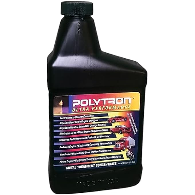 Polytron METAL TREATMENT CONCENTRATE ENGINE OIL ADDITIVE, 473 ML - Image 1